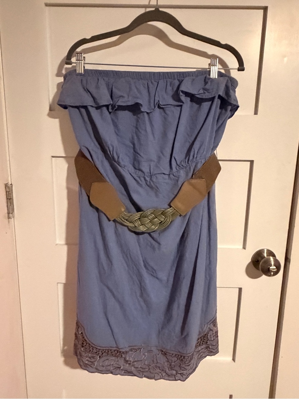 Maurice’s cotton strapless dress